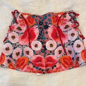 Clover Canyon Floral Lace-Up Women's Shorts